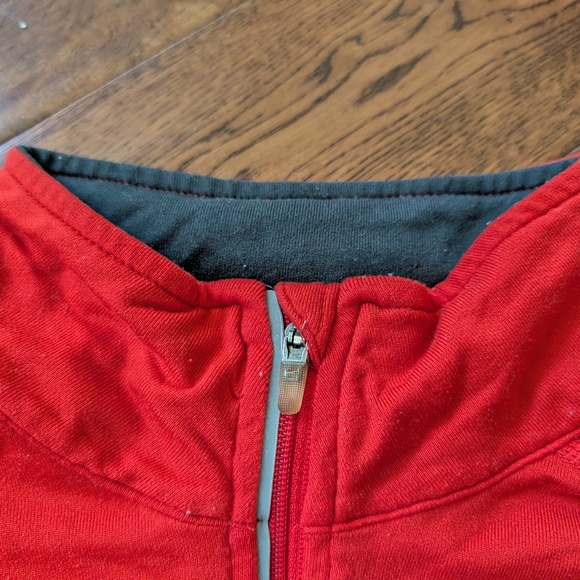 Ladies Nike Dri-fot 1/4 Zip Long Sleeve Pullover Lightweight Layer Shirt Size M - Picture 5 of 7